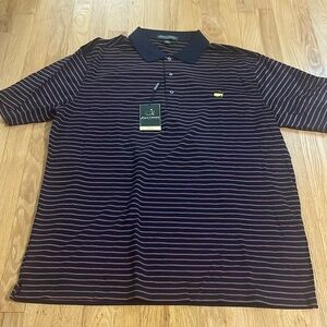 NWT Amen Corner Striped Masters Polo Sz XXL